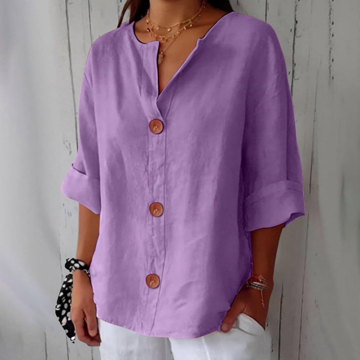Emma™ | Blusa in Lino