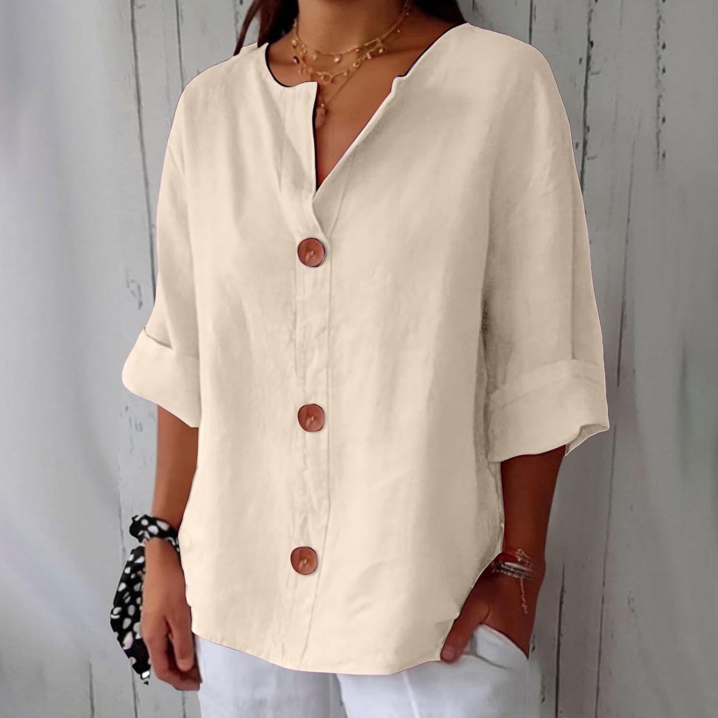 Emma™ | Blusa in Lino