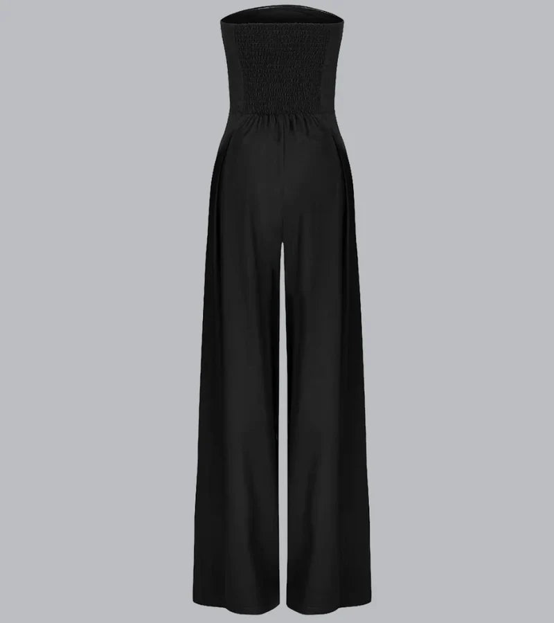 Lucy | Tuta smart casual senza maniche con pantaloni dritti